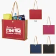 Paradise Jute Tote Bag — view 4