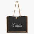 Paradise Jute Tote Bag — view 5