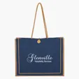 Paradise Jute Tote Bag — view 6