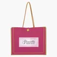 Paradise Jute Tote Bag — view 3