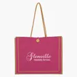 Paradise Jute Tote Bag — view 7