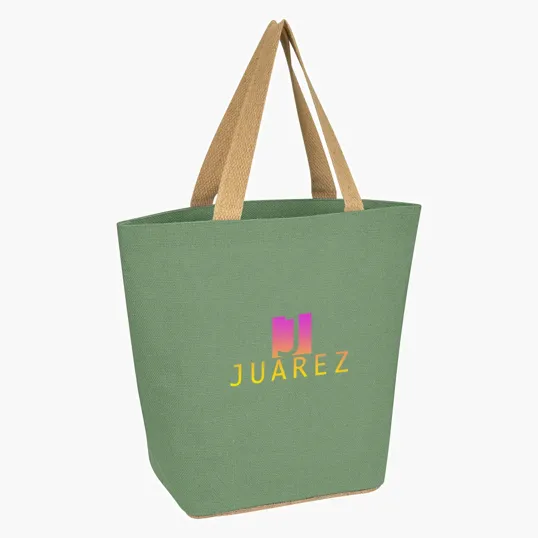Marketplace Jute Tote Bag — view 2