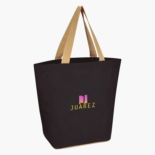 Marketplace Jute Tote Bag — view 5