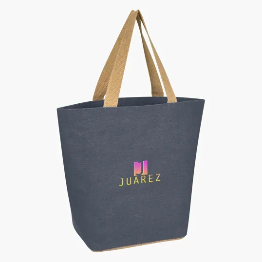 Marketplace Jute Tote Bag — view 7
