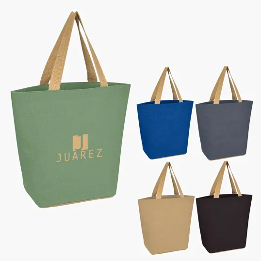 Marketplace Jute Tote Bag — view 9