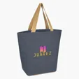 Marketplace Jute Tote Bag — view 4