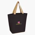 Marketplace Jute Tote Bag — view 5