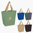 Marketplace Jute Tote Bag — view 9