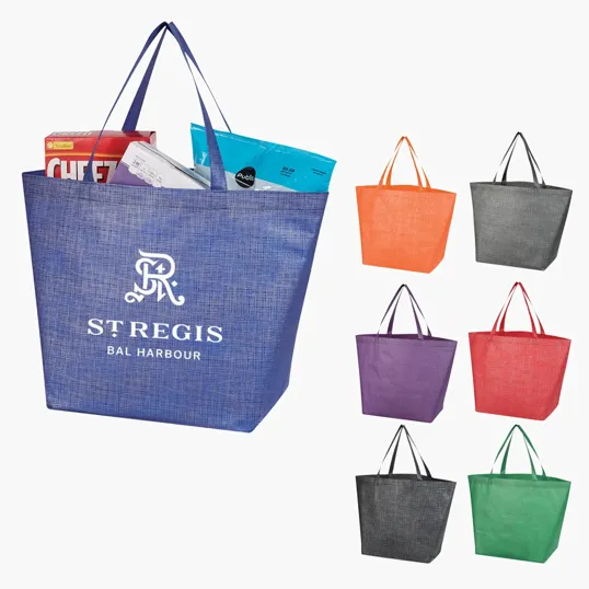 Crosshatch Non-Woven Tote Bag — view 7