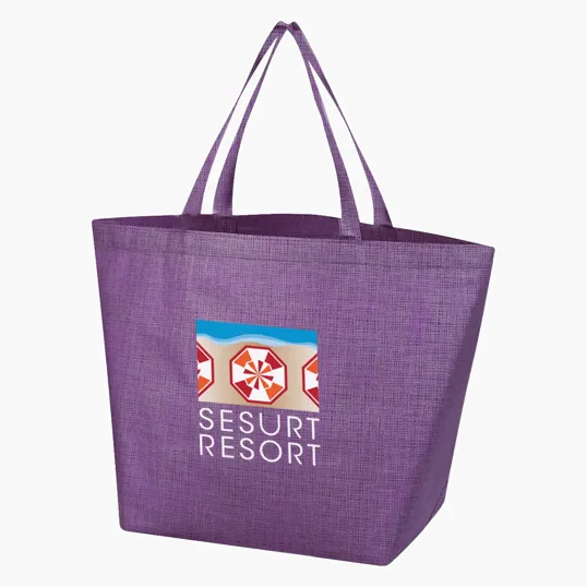 Crosshatch Non-Woven Tote Bag — view 4