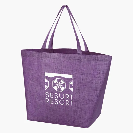 Crosshatch Non-Woven Tote Bag — view 10