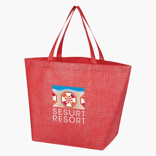 Crosshatch Non-Woven Tote Bag — view 5