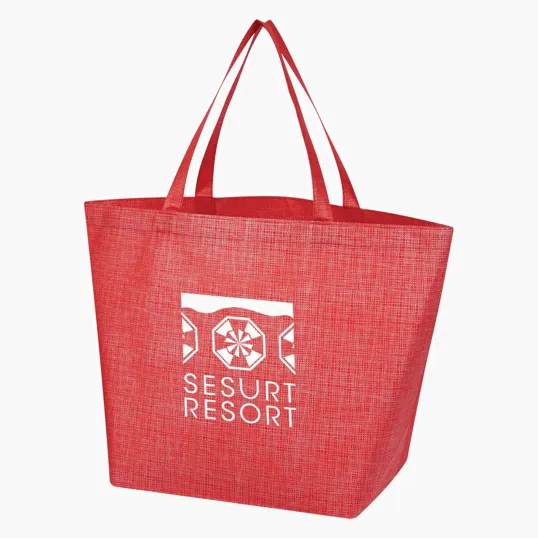 Crosshatch Non-Woven Tote Bag — view 11