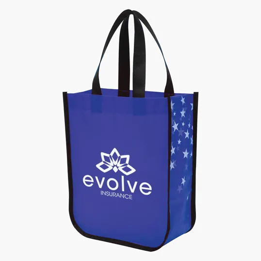 Star Struck Lola Laminated Recycled Non-Woven Tote Bag — view 2