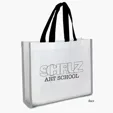 Reflective Non-Woven Coloring Tote Bag with Crayons