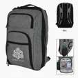 Heathered RFID Laptop Backpack & Briefcase — view 4