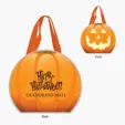 Reflective Halloween Pumpkin Tote Bag — view 2