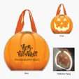 Reflective Halloween Pumpkin Tote Bag — view 3