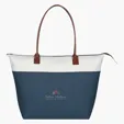 Regatta Tote Bag with Zippered Top and Leatherette Handles — view 4