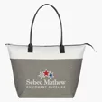 Regatta Tote Bag with Zippered Top and Leatherette Handles — view 5