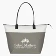 Regatta Tote Bag with Zippered Top and Leatherette Handles — view 10