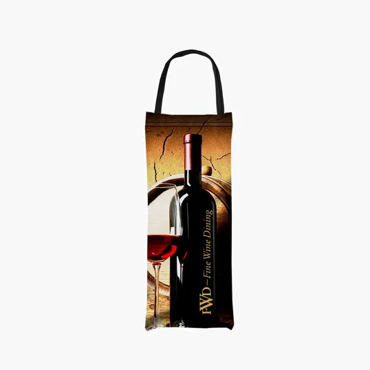 Polyester Wine Bag, 6" W x 16" H