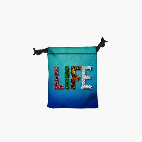 Polyester Drawstring Bag, 5" x 6"