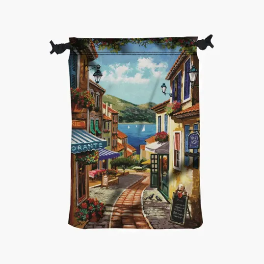 Polyester Drawstring Bag, 11" W x 16" H