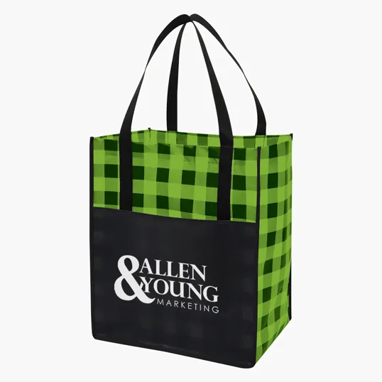 Northwoods Laminated Non-Woven Recycled Tote Bag — view 5