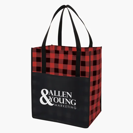 Northwoods Laminated Non-Woven Recycled Tote Bag — view 6