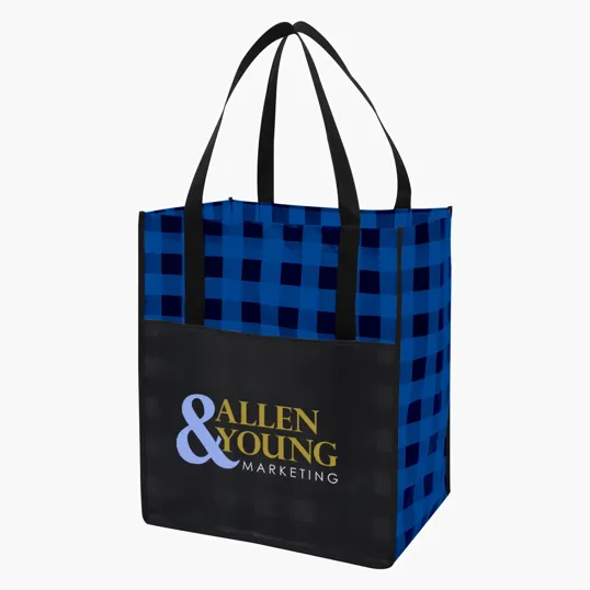 Northwoods Laminated Non-Woven Recycled Tote Bag