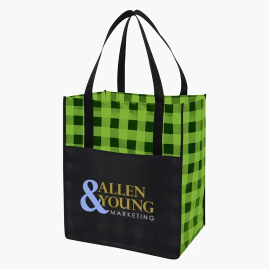 Northwoods Laminated Non-Woven Recycled Tote Bag — view 2