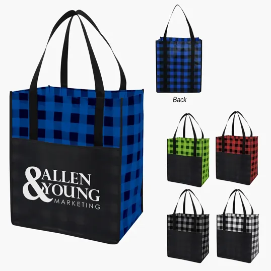 Northwoods Laminated Non-Woven Recycled Tote Bag — view 7