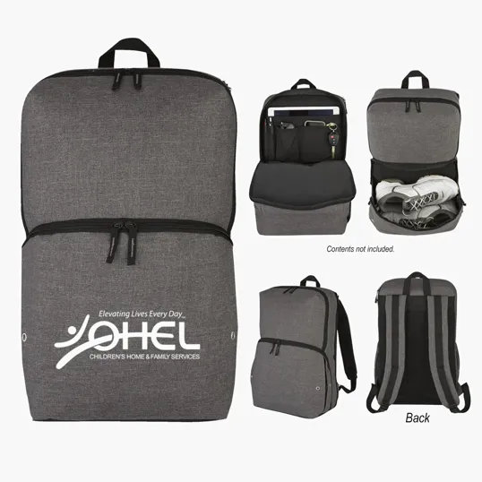 Sneaker Computer Backpack with Shoe Compartment — view 3