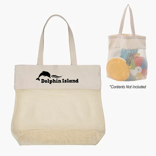 Carlisle Cotton Mesh Tote Bag — view 2
