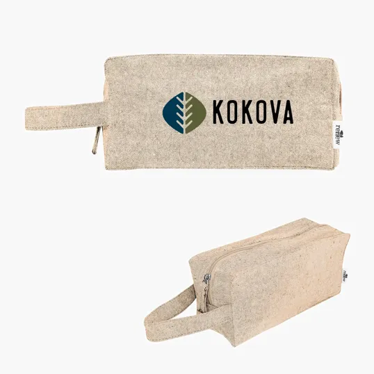 Arden Recycled Cotton Toiletry Bag — view 2