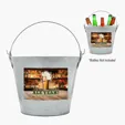 Bevy 5 Liter Galvanized Iron Beverage Bucket