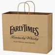 Kraft Paper Brown Shopping Bag, 16" x 12-1/2"