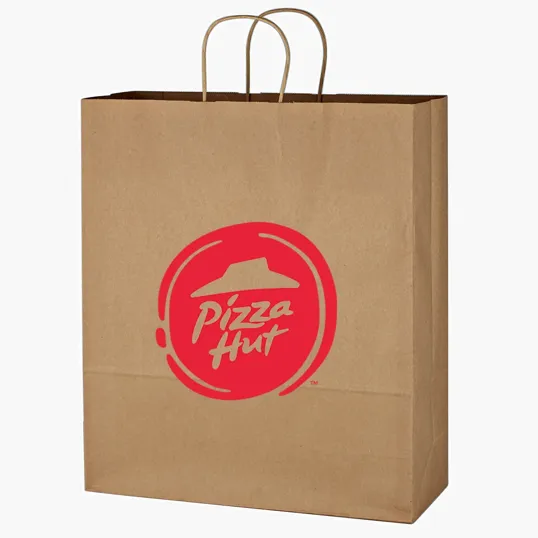Kraft Paper Brown Shopping Bag, 16" x 19"