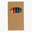 100% Cotton Coloring Tote Bag With Crayons — view 3