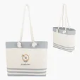 Marlo Recycled Cotton Tote Bag with Twist Rope Handles — view 3