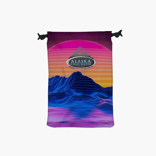 Canvas Drawstring Bag, 11" W x 16" H