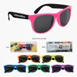 Kapowski Rubberized Sunglasses with UV400 Lenses