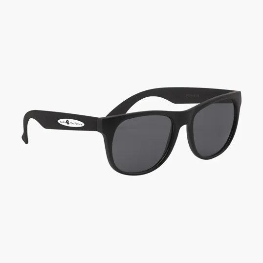 Youth Rubberized Sunglasses with UV400 Lenses — view 2