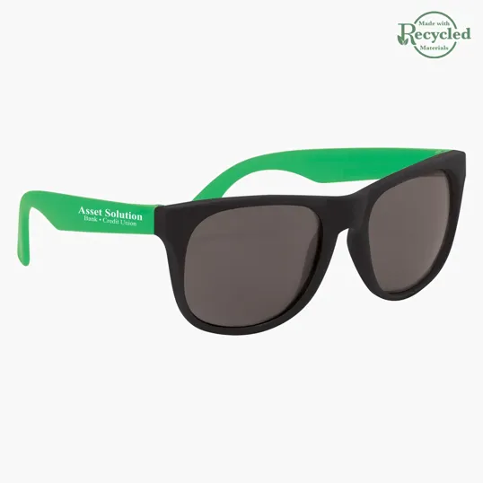 Recycled Rubberized Sunglasses with UV400 Lenses — view 5