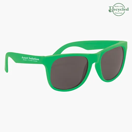 Recycled Rubberized Sunglasses with UV400 Lenses — view 6