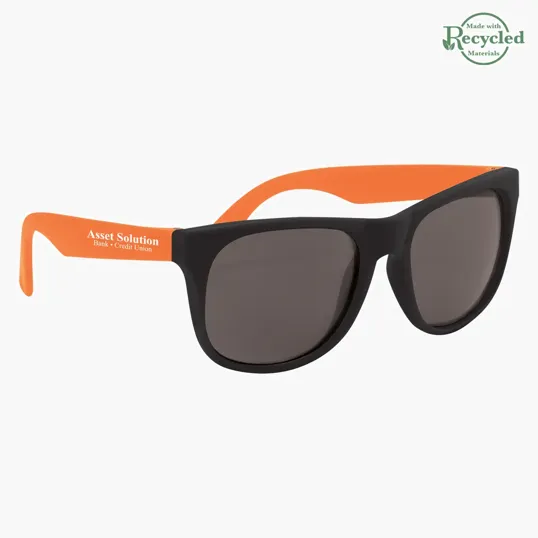 Recycled Rubberized Sunglasses with UV400 Lenses — view 7