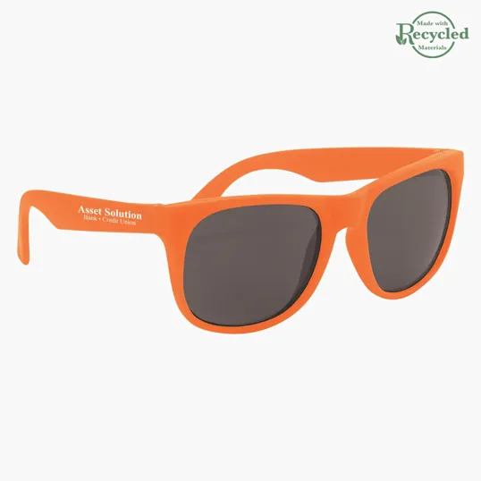 Recycled Rubberized Sunglasses with UV400 Lenses — view 8