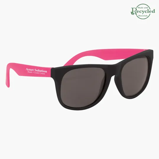 Recycled Rubberized Sunglasses with UV400 Lenses — view 9