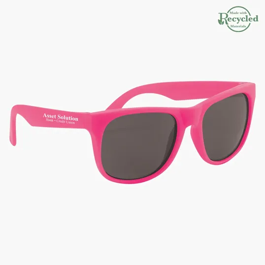 Recycled Rubberized Sunglasses with UV400 Lenses — view 10